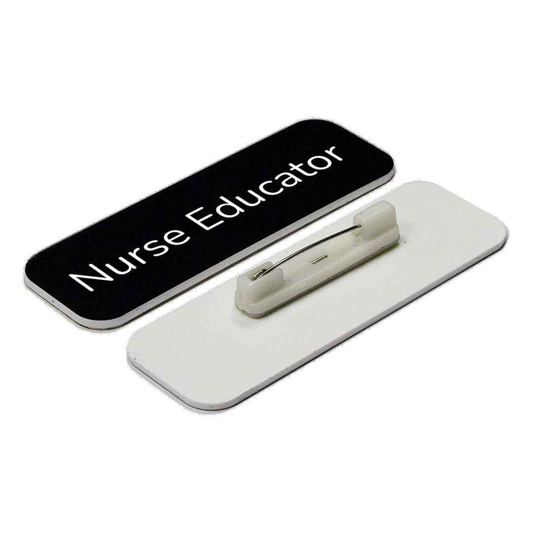 Nurse Educator 1 x 3" Rounded Corner Name Badge | Medical Specialism Badges