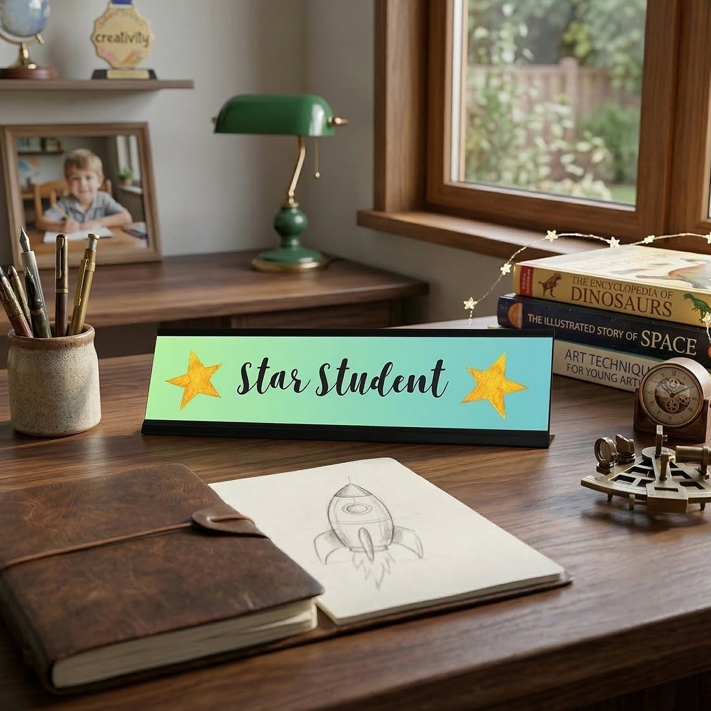 Star Student, Achievement Award Desk Sign (2 x 8")