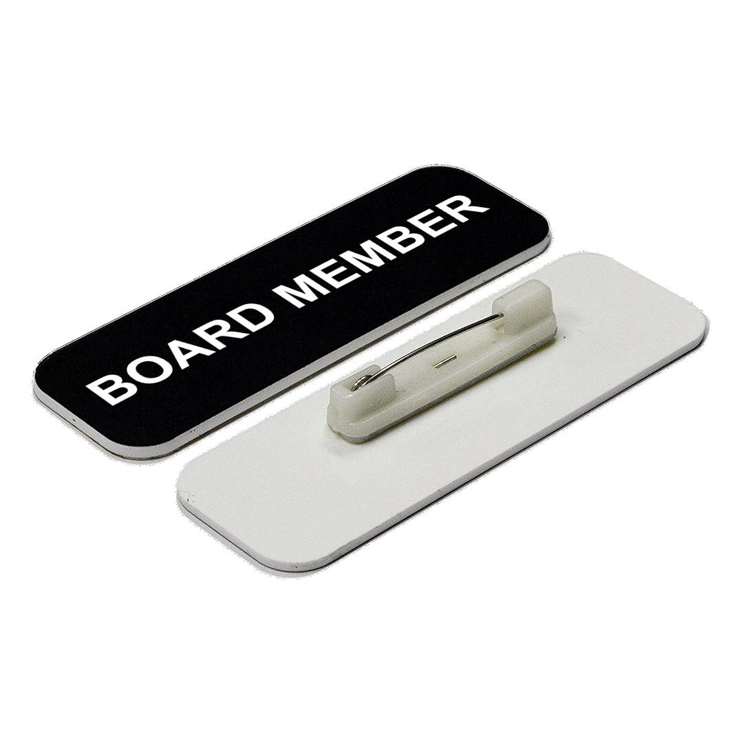 Board Member 1 x 3" Name Tag/Badge, (3 Pack)
