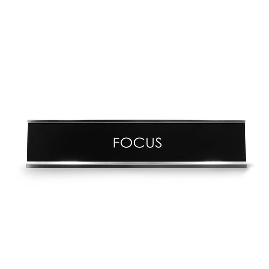 Focus Novelty Desk Sign