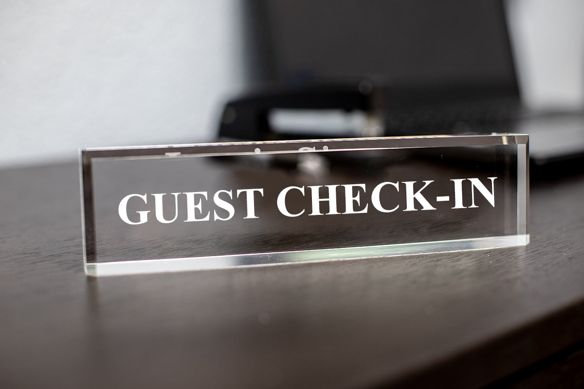 Guest Check-In - Office Desk Accessories D?cor