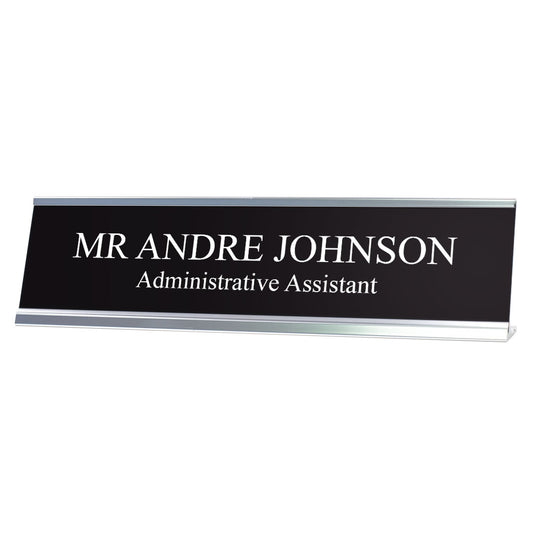 Standard Engraved Desk Sign