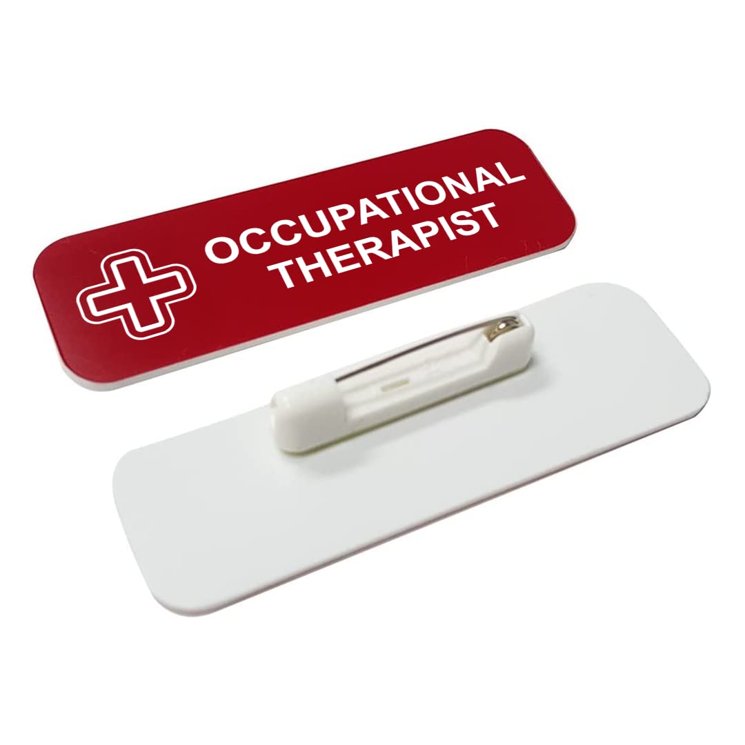 Occupational therapist 1 x 3" Name Tag/Badge, (3 Pack)