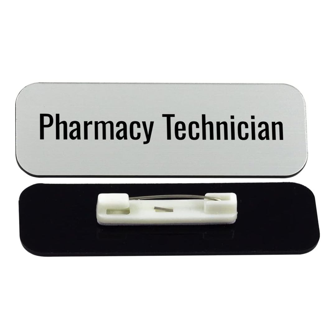 Pharmacy Technician 1 x 3" Rounded Corner Name Badge | Medical Specialism Badges