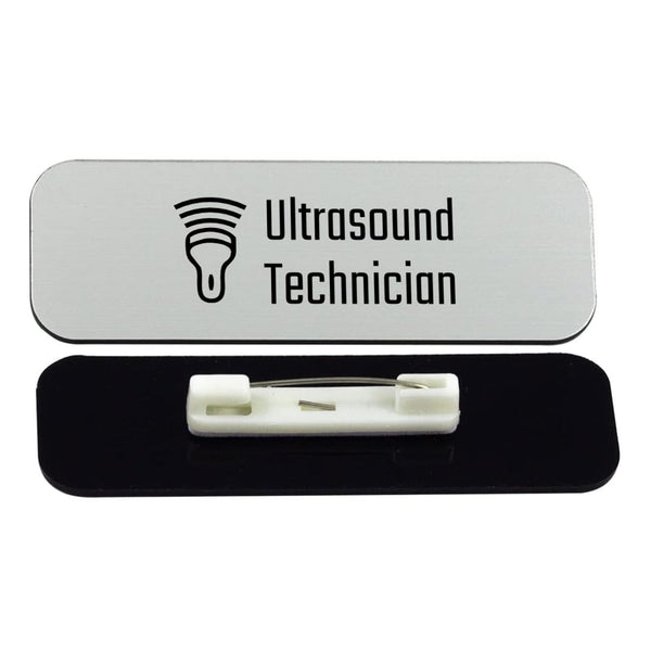 Ultrasound Technician 1 x 3" Rounded Corner Name Badge | Medical Specialism Badges