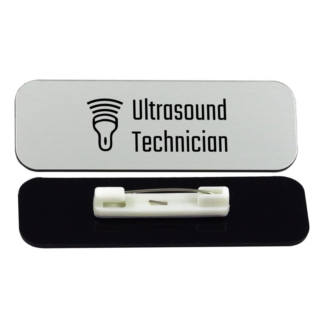 Ultrasound Technician 1 x 3" Rounded Corner Name Badge | Medical Specialism Badges
