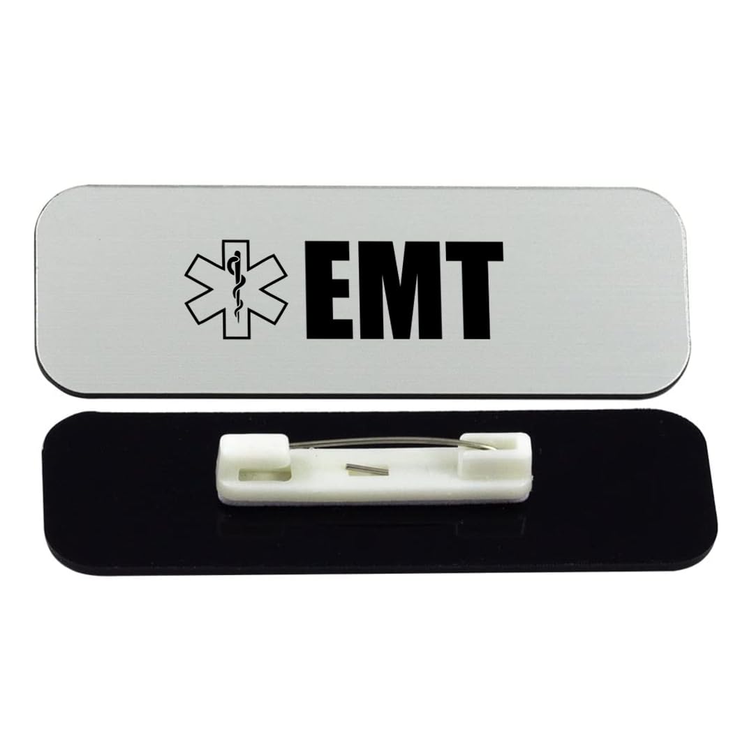 EMT 1 x 3" Rounded Corner Name Badge | Medical Specialism Badges