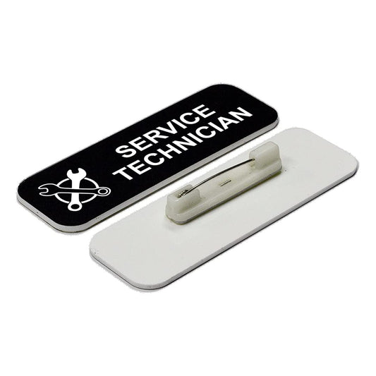 Service Technician 1 x 3" Name Tag/Badge - Name Tag Badge