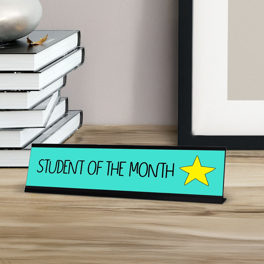 Student of the Month, Student Award Desk Sign (2 x 8")
