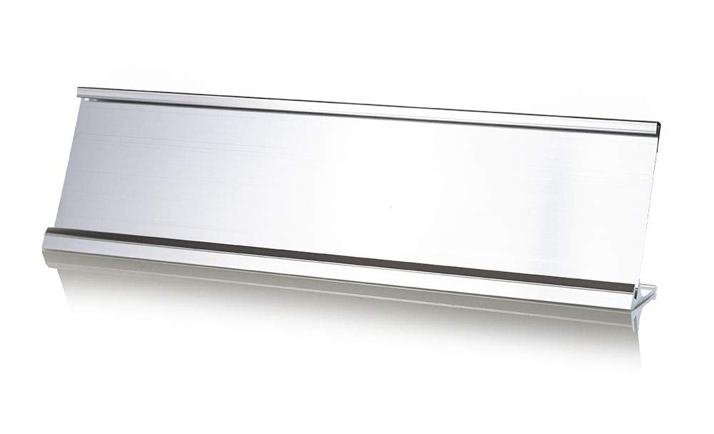 Office Desk Name Plate Holder - 2" x 8" / 2" x 10"