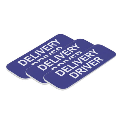 Delivery Driver 1 x 3" Name Tag/Badge, (3 Pack)