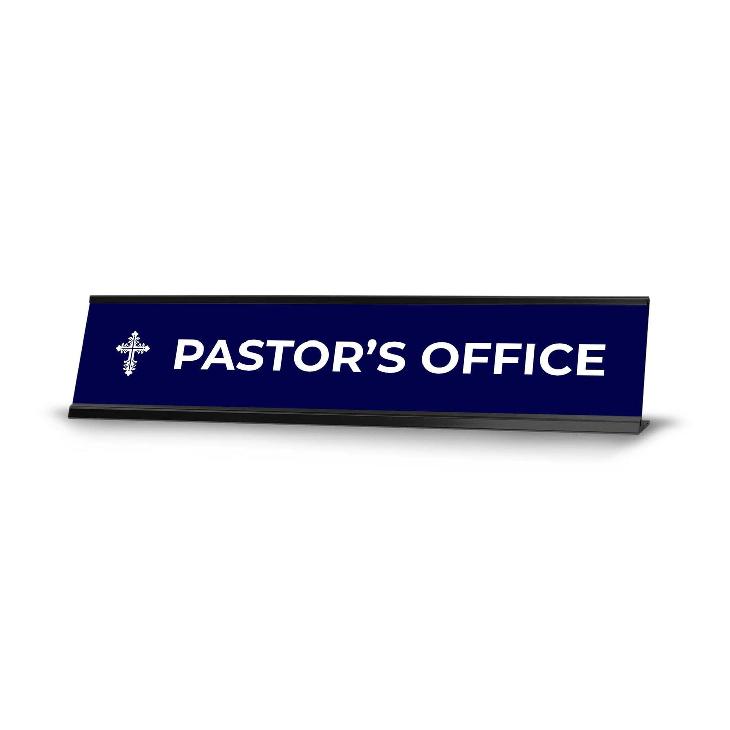 Church Leader Role and Titles 2 x 10" Desk Sign with Aluminium Frame