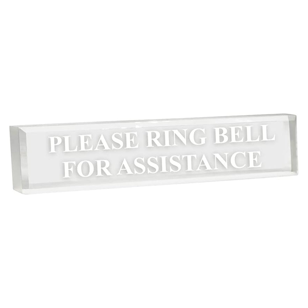 Please Ring Bell For Assistance - Office Desk Accessories D?cor