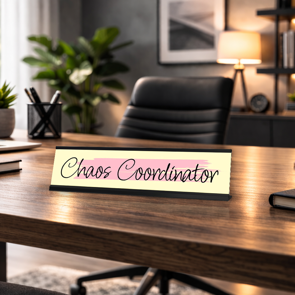 Employee of the Month, Floral Designer Desk Sign (2 x 8")