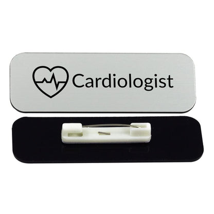 Cardiologist 1 x 3" Rounded Corner Name Badge | Medical Specialism Badges
