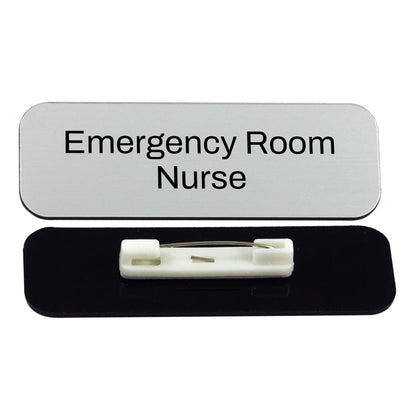 Emergency Room Nurse 1 x 3" Rounded Corner Name Badge | Medical Specialism Badges