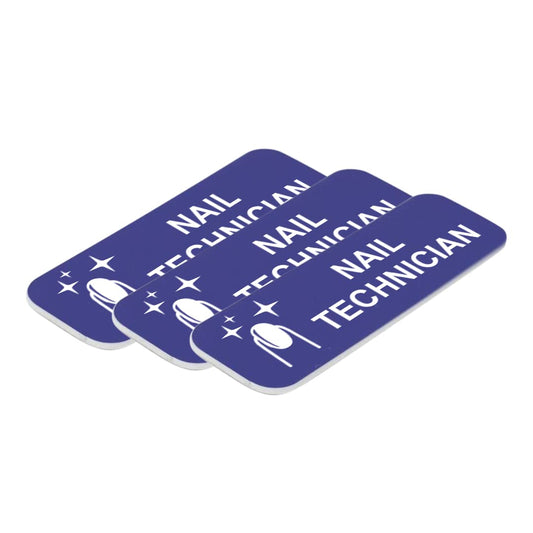 Nail Technician 1 x 3" Name Tag/Badge - Name Tag Badge