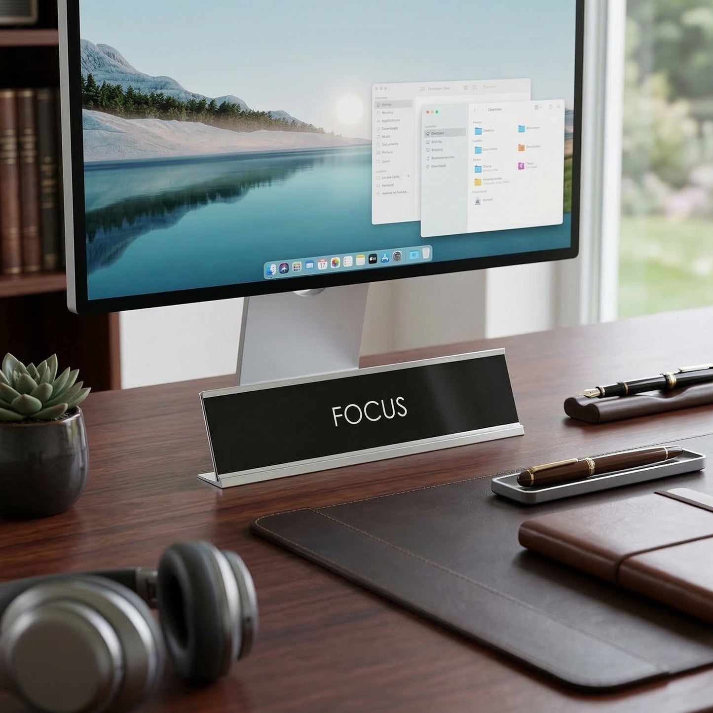 Focus Novelty Desk Sign