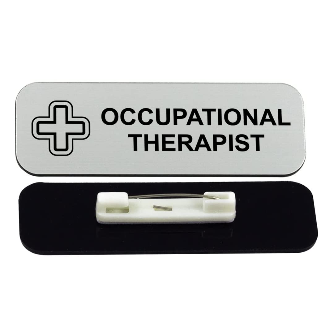 Occupational therapist 1 x 3" Name Tag/Badge, (3 Pack)