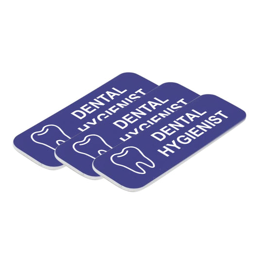 Dental Hygienist 1 x 3" Name Tag/Badge - Name Tag Badge