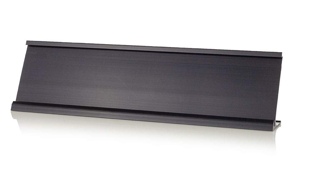 Office Desk Name Plate Holder - 2" x 8" / 2" x 10"