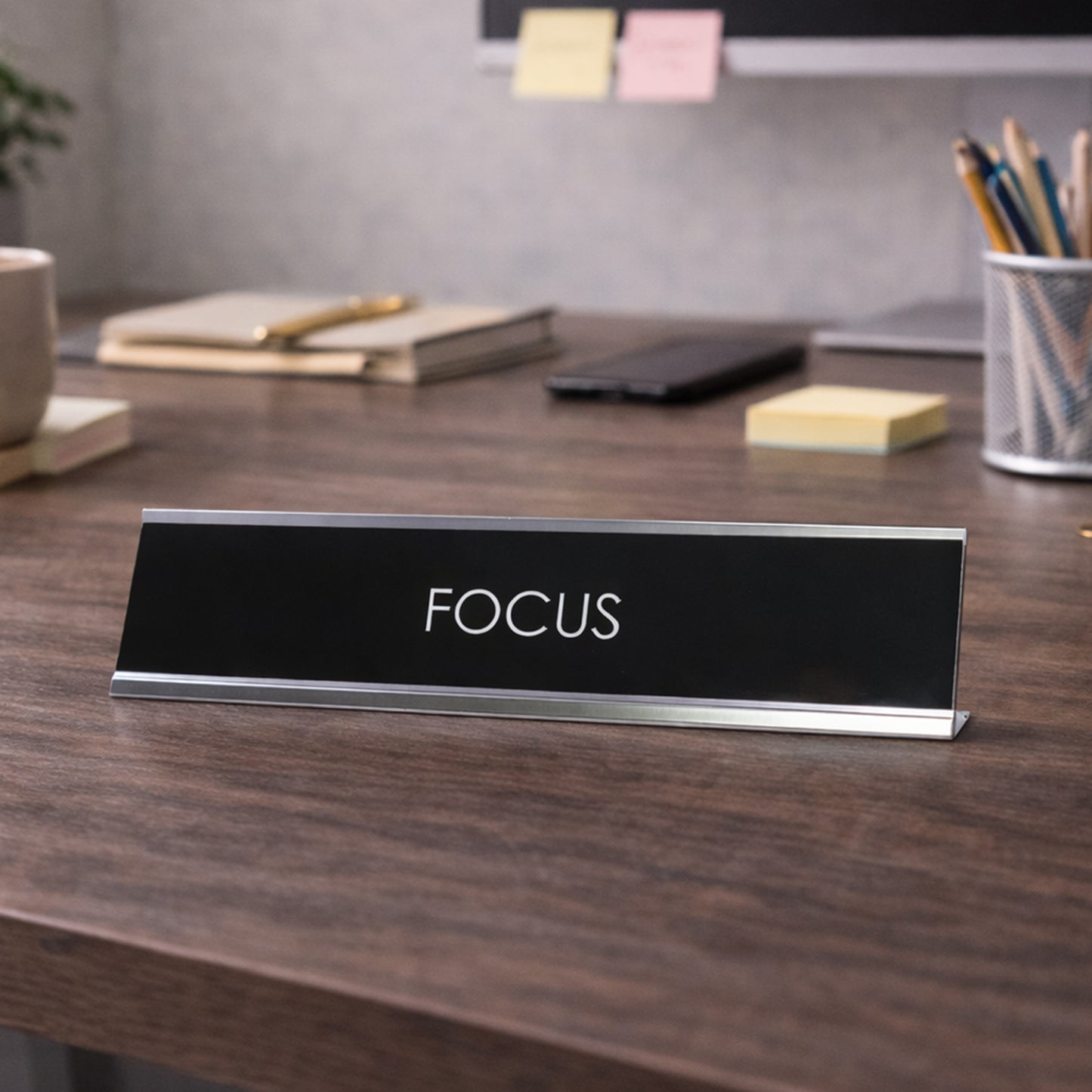 Focus Novelty Desk Sign