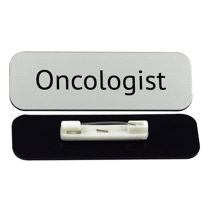 Oncologist 1 x 3" Rounded Corner Name Badge | Medical Specialism Badges