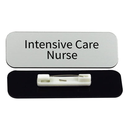 Intensive Care Nurse 1 x 3" Rounded Corner Name Badge | Medical Specialism Badges