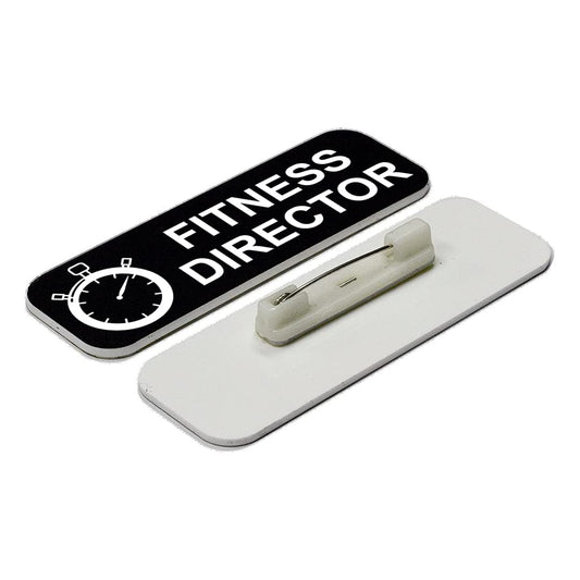 Fitness Director 1 x 3" Name Tag/Badge - Name Tag Badge