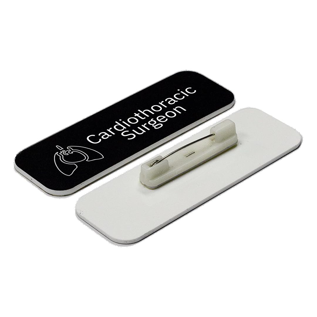 Cardiothoracic Surgeon 1 x 3" Rounded Corner Name Badge | Medical Specialism Badges