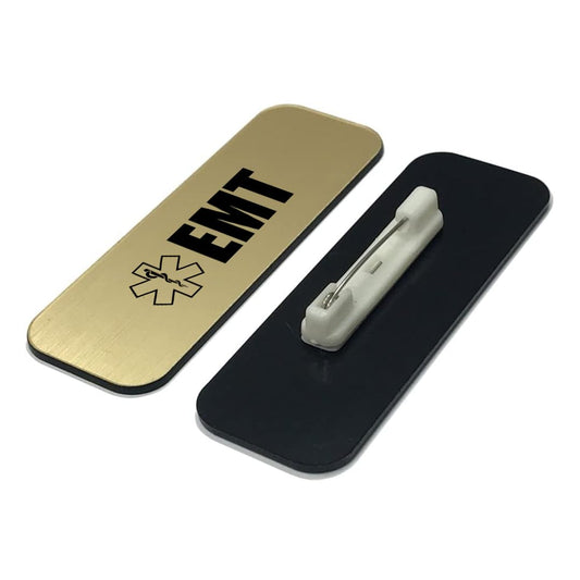 EMT 1 x 3" Rounded Corner Name Badge - Name Tag Badge