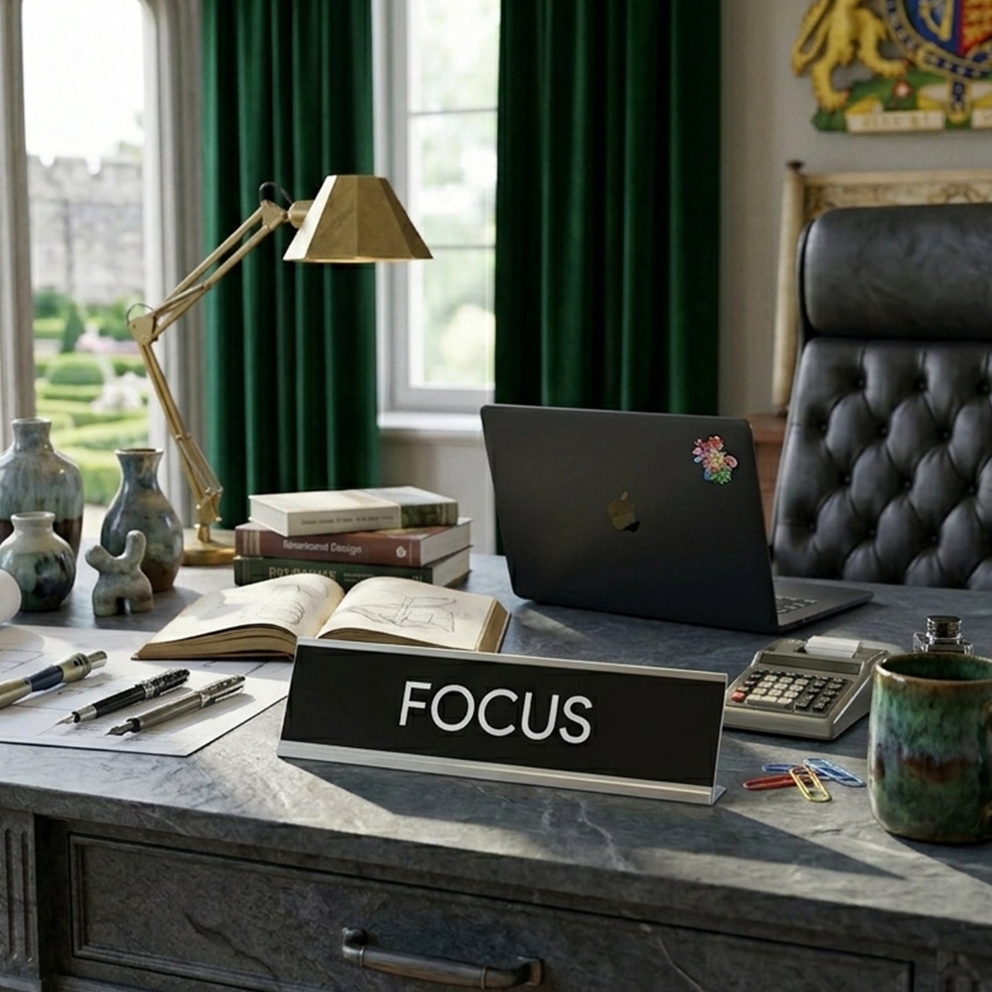 Focus Novelty Desk Sign