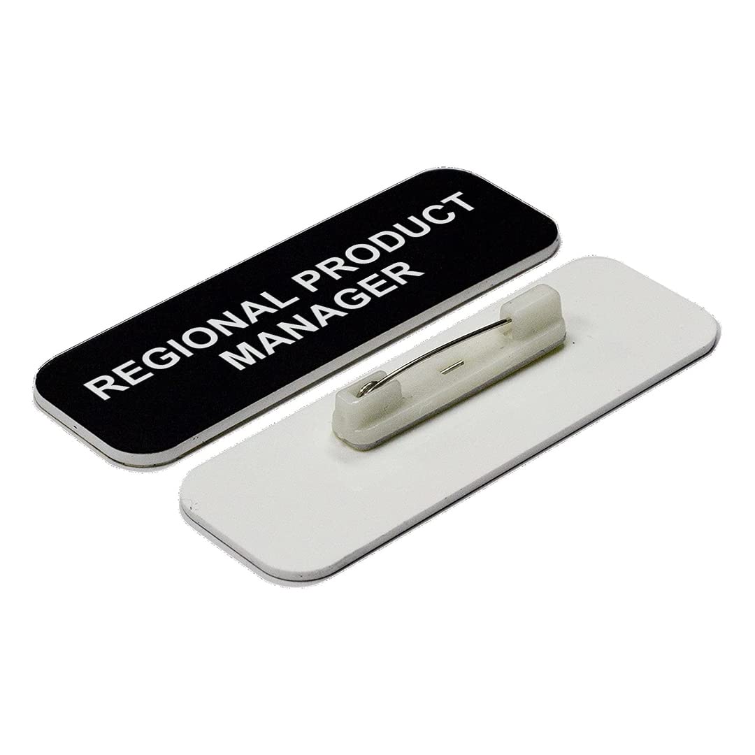 Regional Product Manager 1 x 3" Name Tag/Badge, (3 Pack)