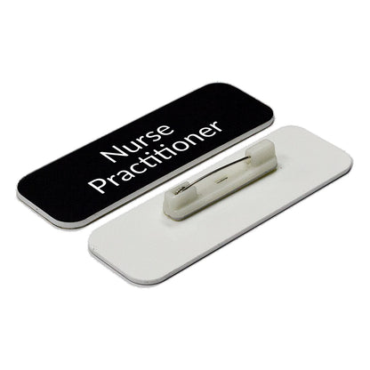 Nurse Practitioner 1 x 3" Rounded Corner Name Badge | Medical Specialism Badges