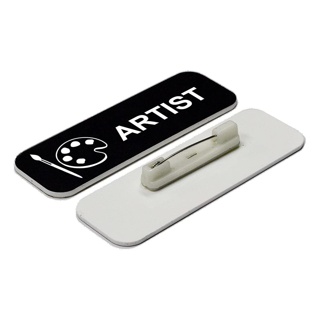 Artist 1" x 3" Name Tag/Badge, (3 Pack)