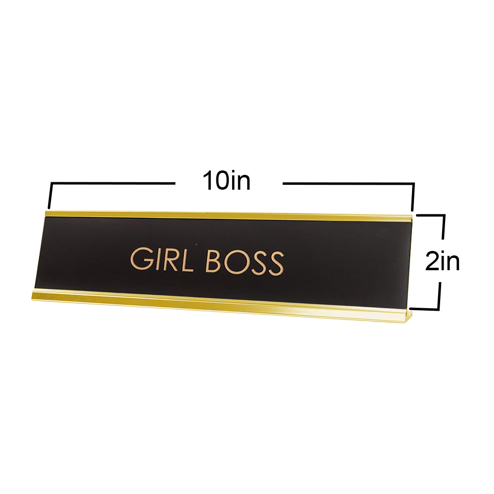 Girl Boss Novelty Desk Sign
