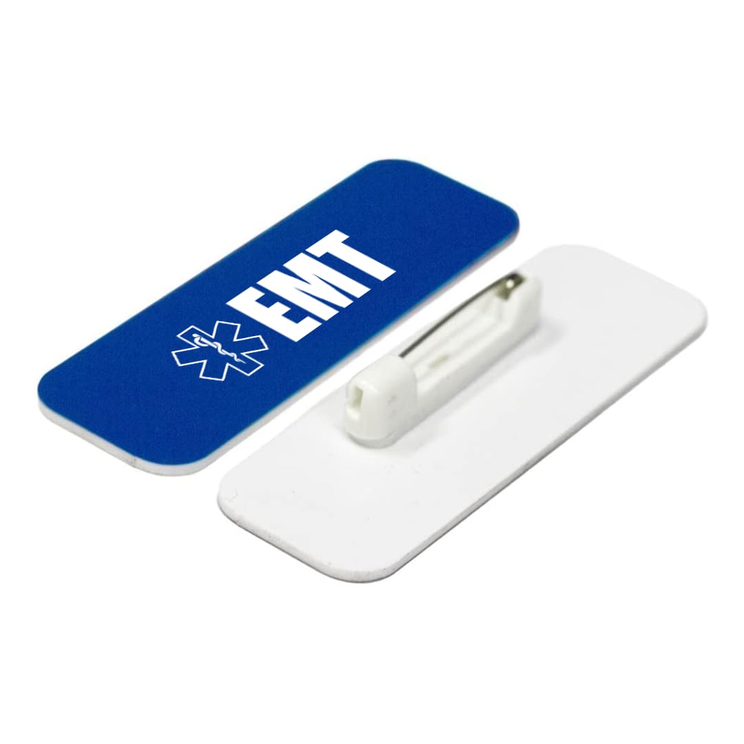EMT 1 x 3" Rounded Corner Name Badge | Medical Specialism Badges