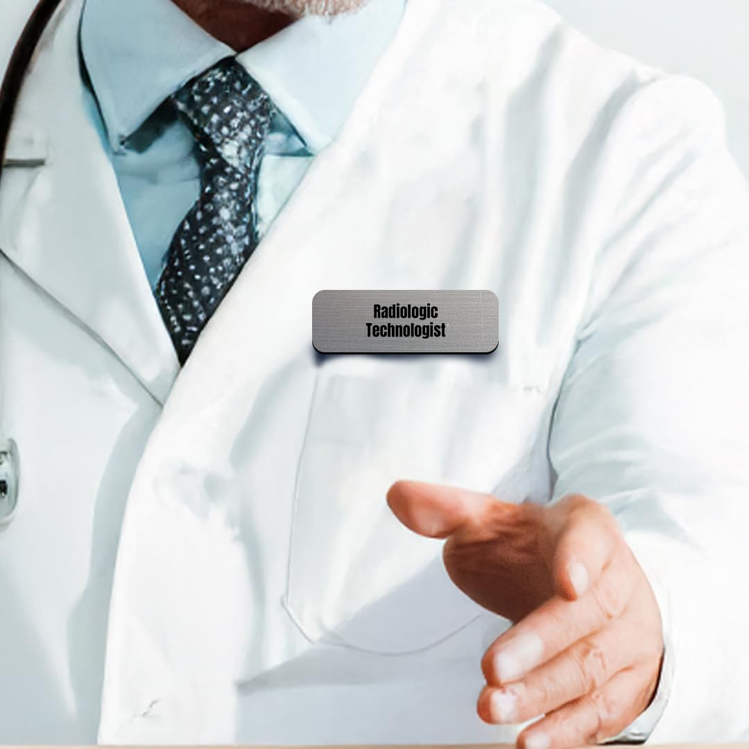 Radiologic Technologist 1 x 3" Rounded Corner Name Badge | Medical Specialism Badges