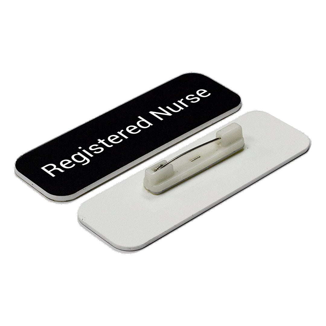 Registered Nurse 1 x 3" Rounded Corner Name Badge | Medical Specialism Badges