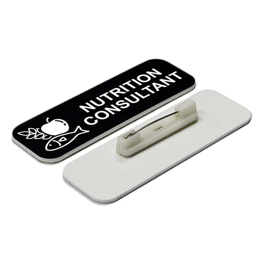 Nutrition Consultant 1 x 3" Name Tag/Badge - Name Tag Badge