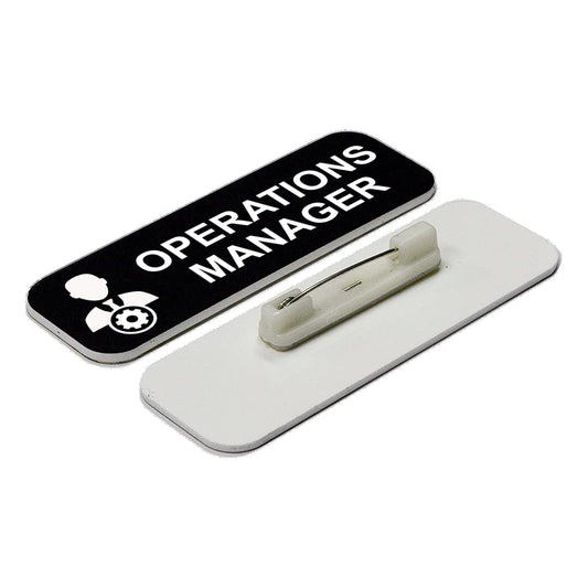 Operations Manager 1 x 3" Name Tag/Badge - Name Tag Badge