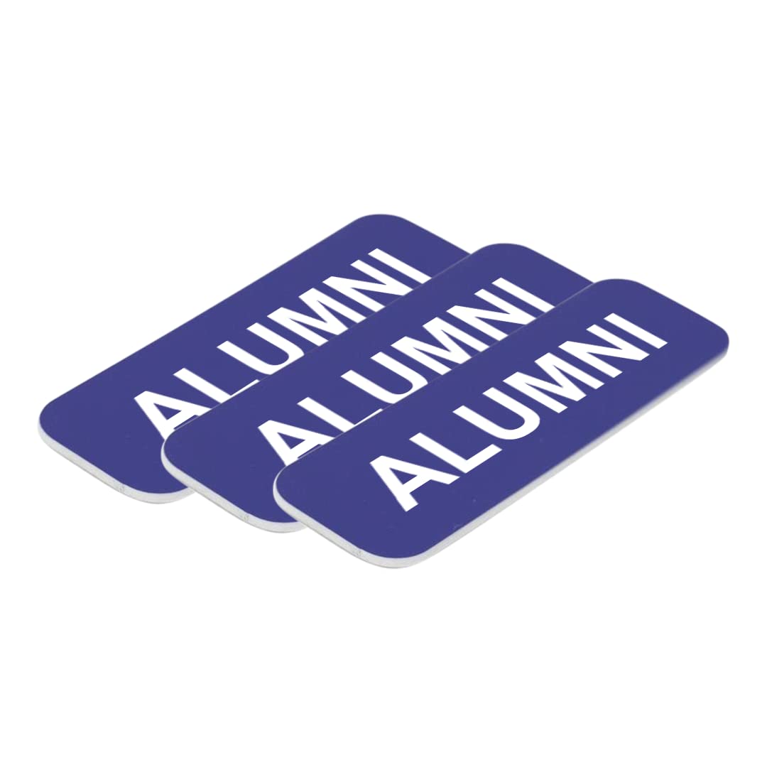 Alumni 1 x 3" Name Tag/Badge, (3 Pack)