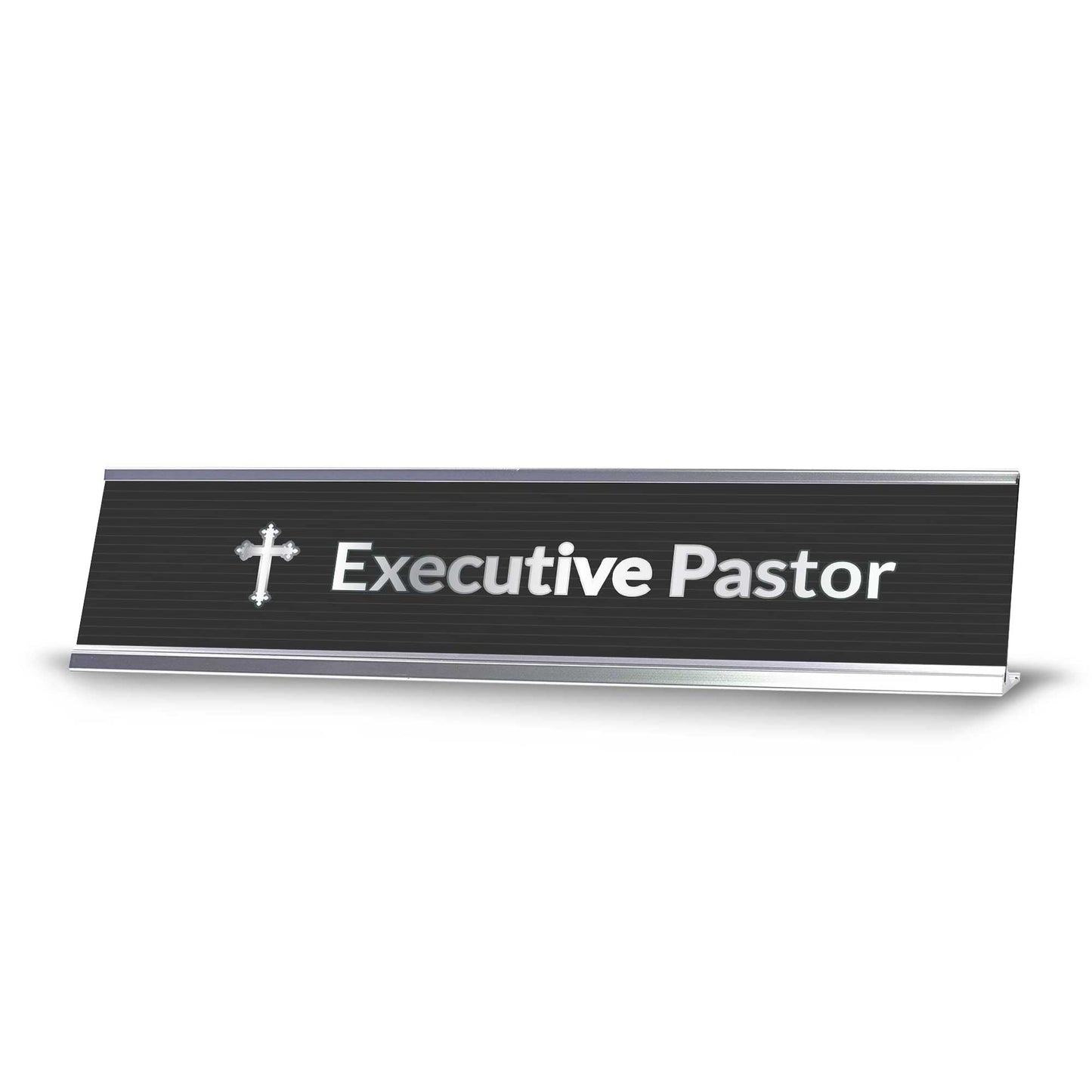 Church Office Staff Role Desk Signs 2 x 10" Plastic Desk Sign