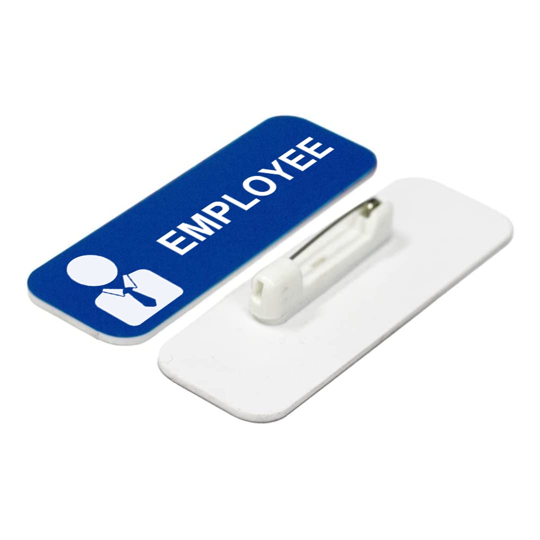 Employee 1 x 3" Name Tag/Badge, (3 Pack)