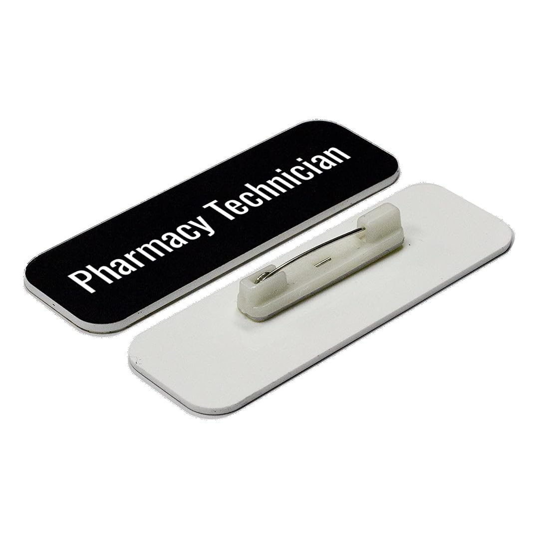 Pharmacy Technician 1 x 3" Rounded Corner Name Badge | Medical Specialism Badges