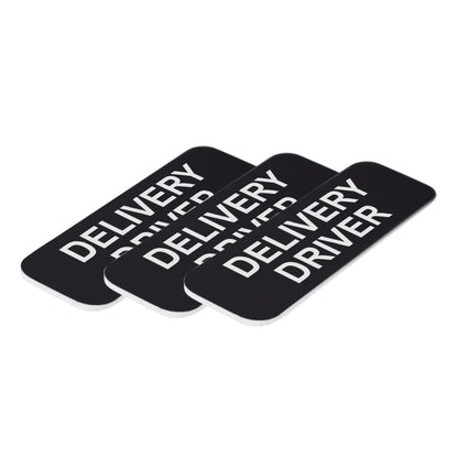 Delivery Driver 1 x 3" Name Tag/Badge, (3 Pack)
