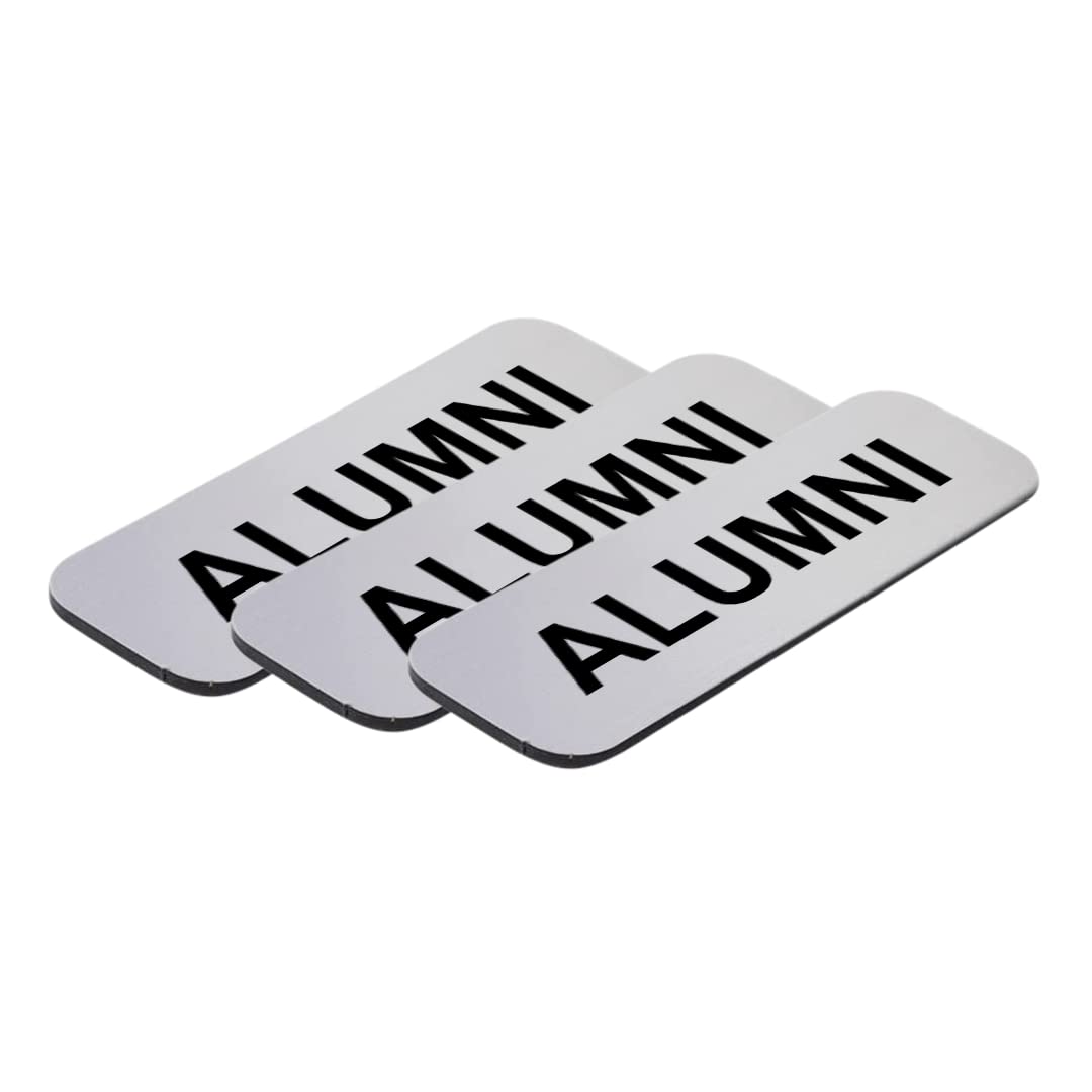 Alumni 1 x 3" Name Tag/Badge, (3 Pack)