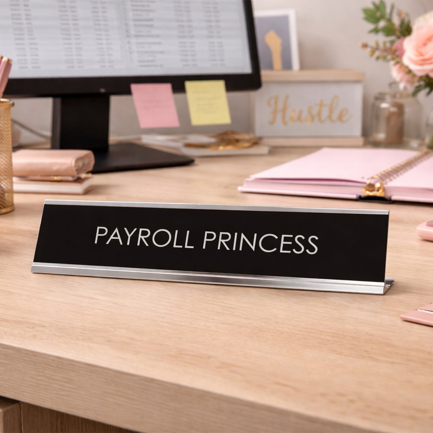 Payroll Princess Novelty Desk Sign