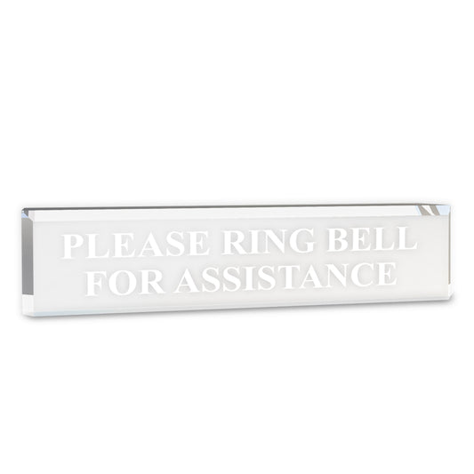 Please Ring Bell For Assistance - Office Desk Accessories D?cor