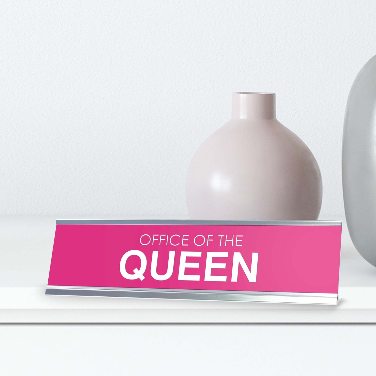 Office of the Queen Novelty Desk Sign